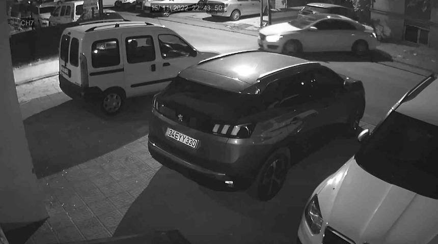 Ümraniye’de evinin önünden aracı çalındı, çocuğunu hastaneye götürecekken fark etti