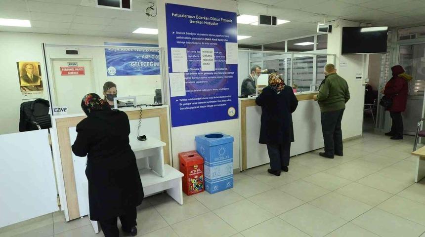 Belediye veznesi hafta sonu da hizmet verecek