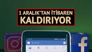 Dikkat! Facebook tarih verdi: 1 Aralık'tan itibaren kaldırılıyor