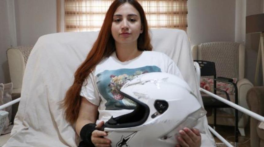 Anneannesinin rüyasında görüp aldığı kask sayesinde ölümden döndü! 'Hayatımı kurtardı'