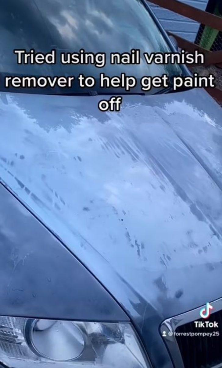 Arabasını sprey boyayla boyamak istedi, hayatının şokunu yaşadı! Videosu 1 milyondan fazla izlendi G5