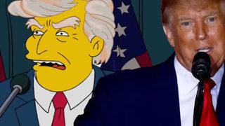 Simpsonlar yine bildi! Donald Trump kehaneti gerçek oldu... 2024 yılındaki adaylığını seneler öncesinde bildiler