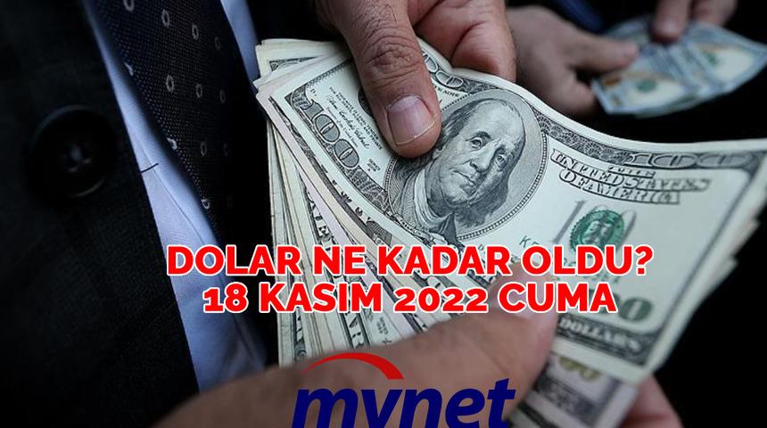 Dolar ne kadar oldu? 18 Kasım 2022 Cuma euro, sterlin ve dolar fiyatları
