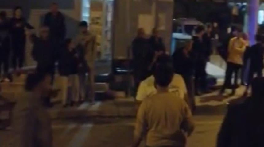 Tartıştığı kişi markete sığındı, silahla 2 kişiyi yaraladı