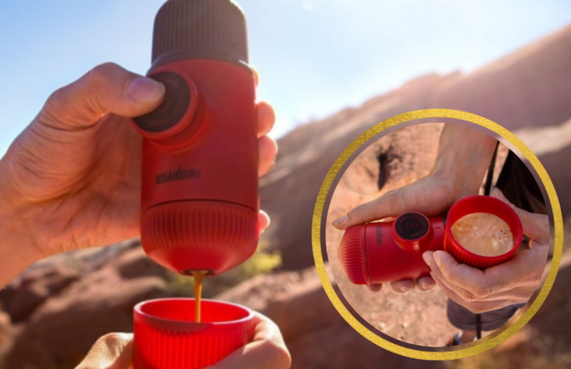 Nerede olursanız olun sizi kahvesiz bırakmayacak taşınabilir espresso makinesi Nanopresso