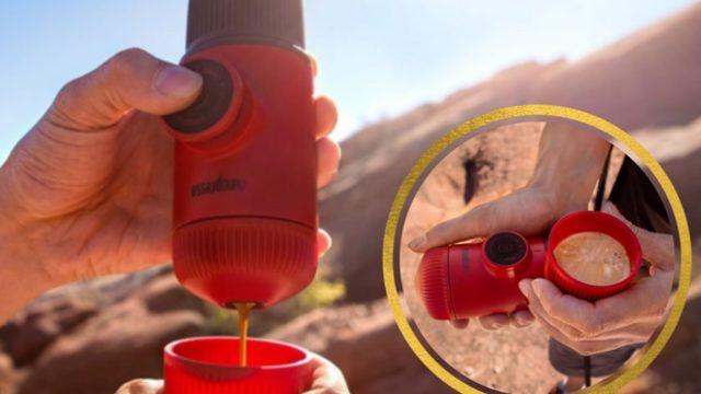 Nerede olursanız olun sizi kahvesiz bırakmayacak taşınabilir espresso makinesi Nanopresso