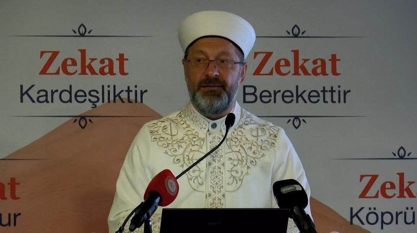 Diyanet İşleri Başkanı Ali Erbaş'tan dikkat çeken 'Zekat' çıkışı! 'Denetime ihtiyaç var'