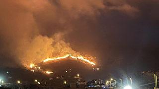 Gökçeada'da otluk alanda çıkan yangın kontrol altına alındı