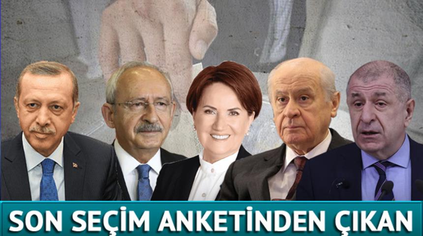 Son yapılan seçim anketinde çok konuşulacak tablo! Fark kapanıyor…