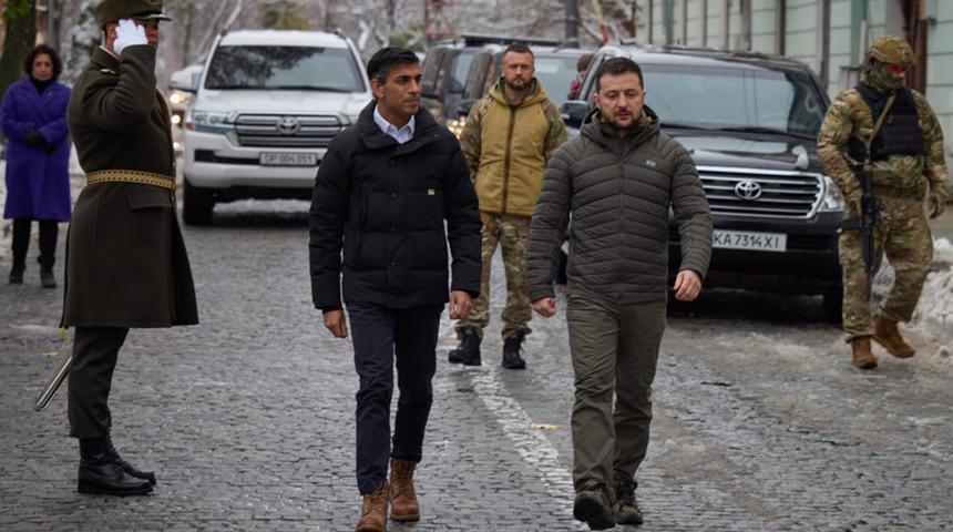 İngiltere Başbakanı Kiev'de! Ukrayna'ya tam destek: Sonuna kadar yanınızdayız