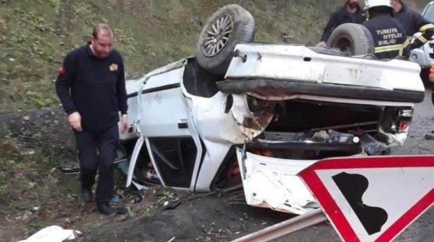 Zonguldak'ta feci kaza: 1 ölü, 3 yaralı