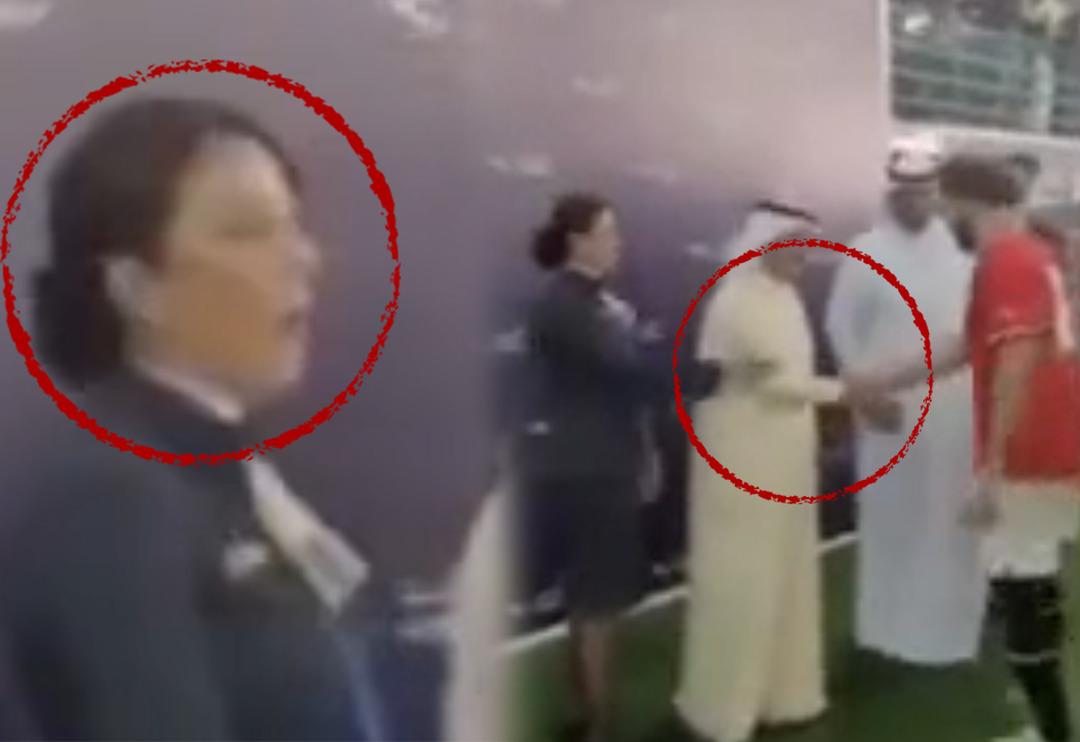 Mohamed Salah'tan &ccedil;ok konuşulacak hareket! Ma&ccedil; sonu kadının elini sıkmadı ve...