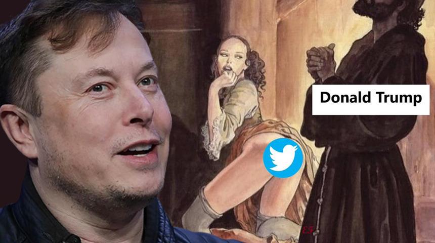 Yine yaptı yapacağını! Trump Twitter'a geri döndü, Elon Musk paylaştı: Bizi günaha sürükleme...