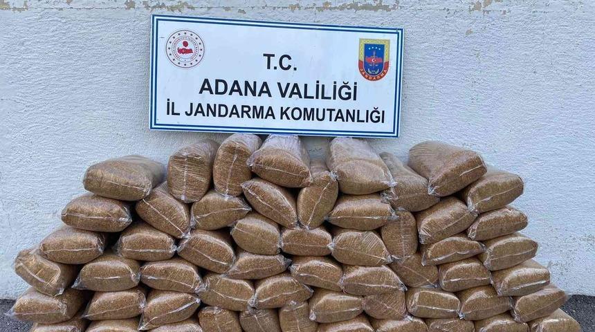 Ceyhan’da 336 kilo kaçak tütün ele geçirildi