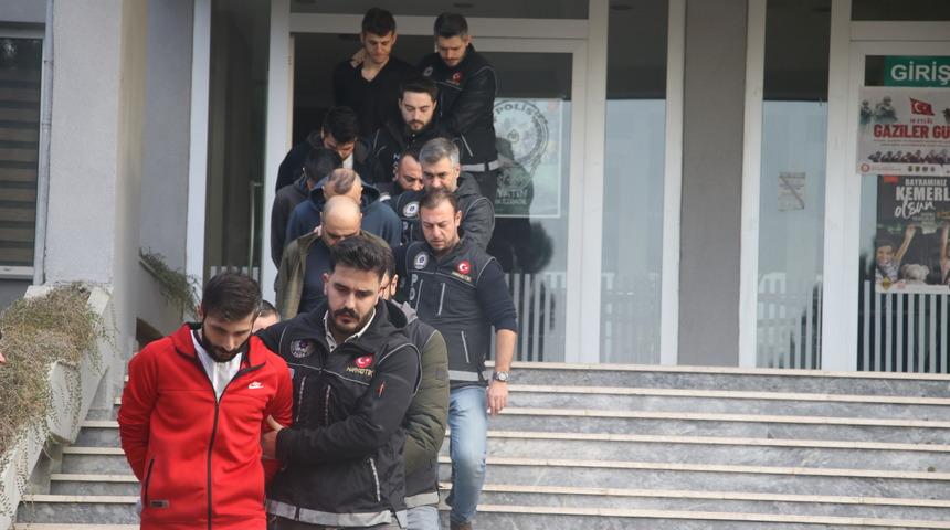 Tekirdağ'da uyuşturucu operasyonlarında 10 zanlı yakalandı