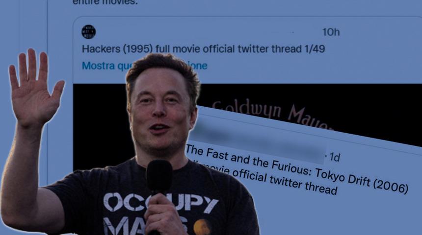 Bugünleri de mi görecektik? Twitter'a sinema filmi yükleyip paylaştılar: Elon Musk buna dur demeli...