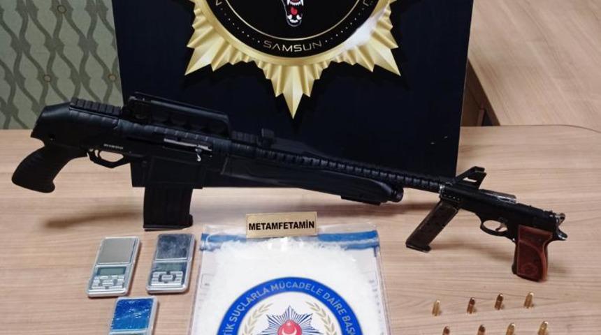 Kocaeli'den uyuşturucu getiren 4 şüpheli Samsun'da yakalandı