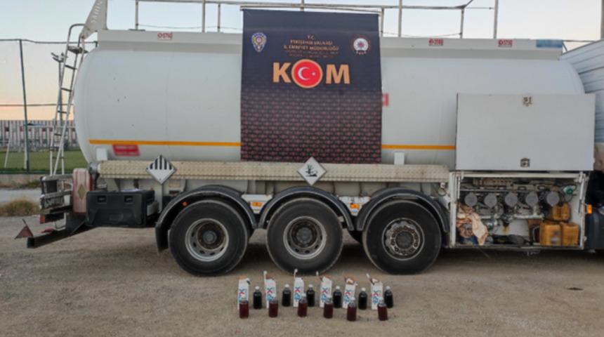 Tankerde 22 bin litre kaçak akaryakıt ele geçirildi