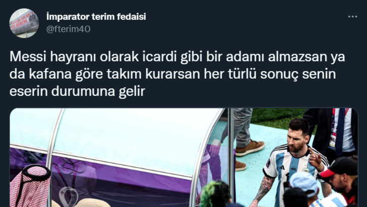 'Elini öpün, özür dileyin!' Suudi Arabistan'a yenilen Arjantin için sosyal medyada Mauro Icardi çılgınlığı... G5