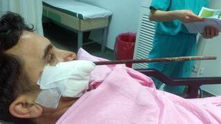 Yüzüne demir saplanmıştı! O işçi yoğun bakımdan çıktı... 'Demir yüzüme çarptı zannettim'