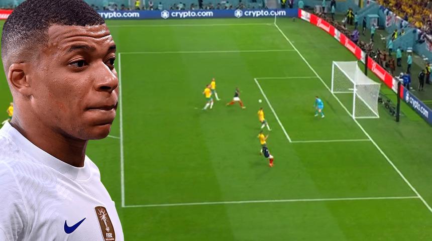 Mbappe'nin kaçırdığı pozisyon YouTube'da videolara konu olacak cinsten!