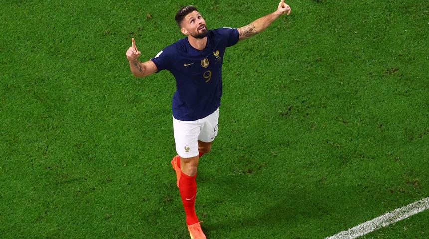 Olivier Giroud, Thierry Henry'nin rekoruna ortak oldu!