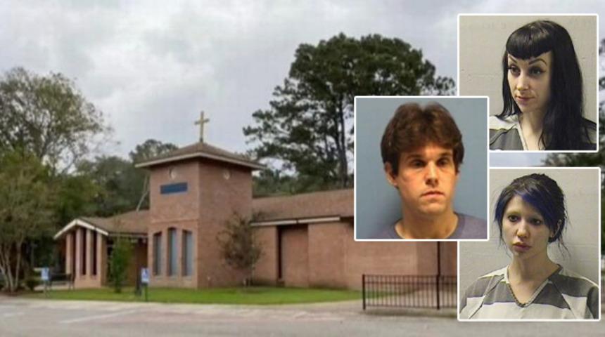 Pes dedirttiler! Çalıştığı ibadethanede üçlü cinsel ilişkiye girip filme aldı