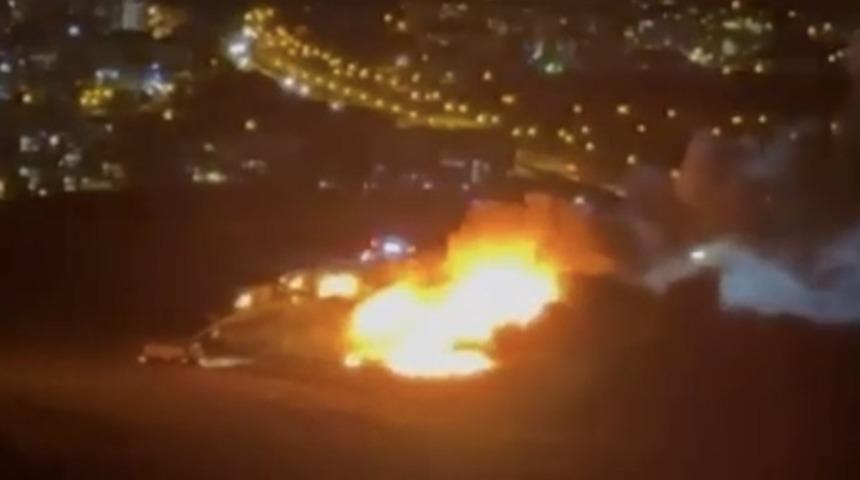 Bursa’da çöplük alanda çıkan yangın korkuttu