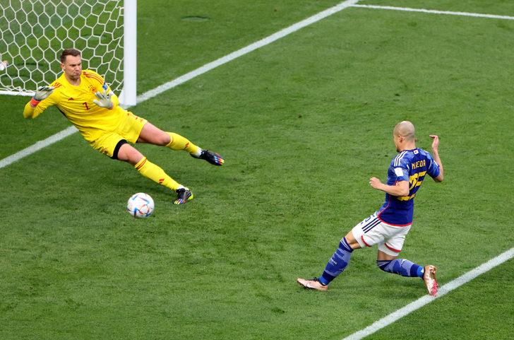 Japonya Almanya'yı 2-1 mağlup etti! Almanlar'a büyük şok... 2 iptal, 1 penaltı, 1 direk G5