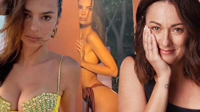 Bu kez sert kayaya çarptı! Ünlülerin fotoğraflarıyla dalga geçen komedyen Celeste Barber’e Emily Ratajkowski’den sert hamle geldi