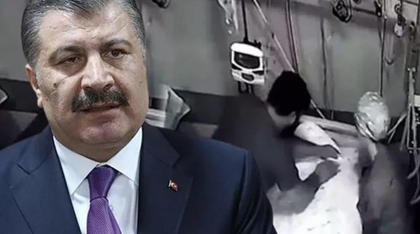 SON DAKİKA | Görüntüler infial yaratmıştı... Bakan Koca gelişmeyi duyurdu! Skandal olayda 2 yoğun bakım çalışanı için karar verildi