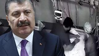 SON DAKİKA | Görüntüler infial yaratmıştı... Bakan Koca gelişmeyi duyurdu! Skandal olayda 2 yoğun bakım çalışanı için karar verildi