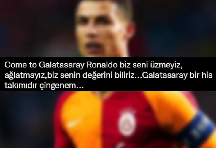 Galatasaray'da Ronaldo çılgınlığı! Taraftar kampanya başlattı G5