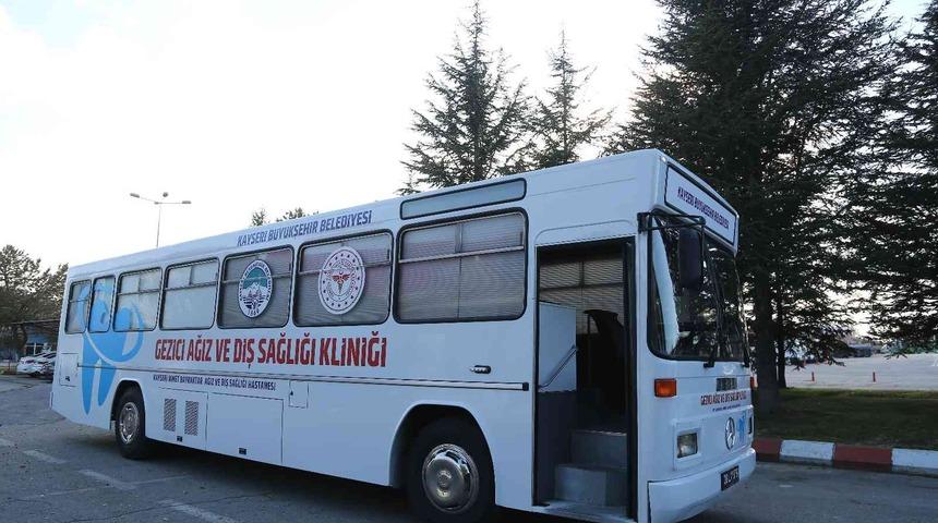 Kayseri Büyükşehir’den ‘Gezici Ağız ve Diş Sağlığı Kliniği’