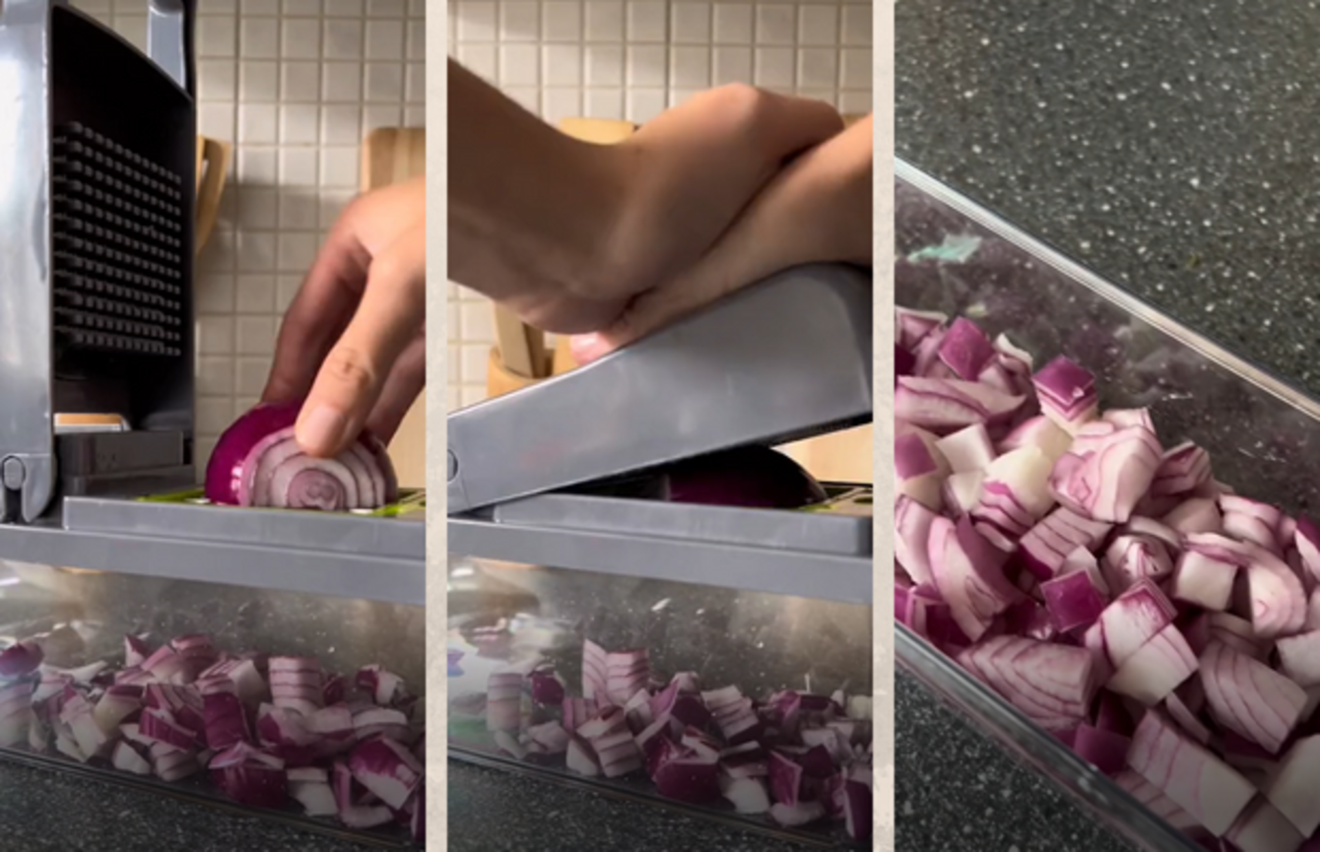 Mutfakta geçirdiğiniz zamanı yarıya indirecek pratik sebze doğrayıcı