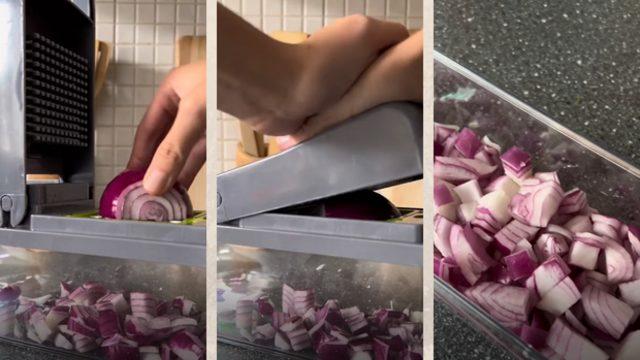 Mutfakta geçirdiğiniz zamanı yarıya indirecek pratik sebze doğrayıcı