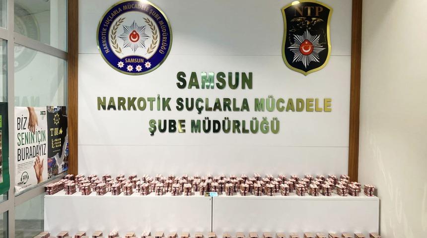 Samsun'da 28 bin uyuşturucu hap ele geçirildi
