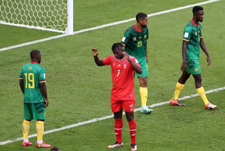 İsviçre Kamerun'u 1-0 mağlup etti! Kendi ülkesine gol attı, sevinmedi... G1
