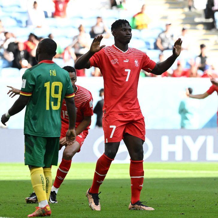 İsviçre Kamerun'u 1-0 mağlup etti! Kendi ülkesine gol attı, sevinmedi... G2
