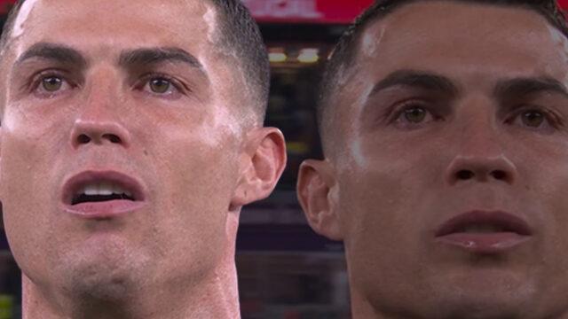 Maç öncesi Ronaldo'nun halleri gündeme oturdu! Önce en önde çıktı sonra da ağladı...