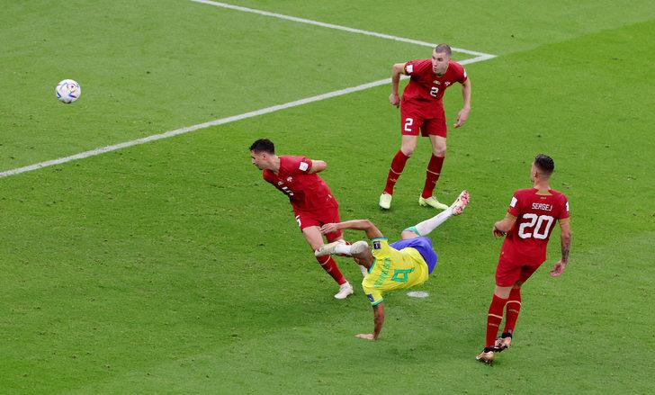 Brezilya, Dünya Kupası'nın en güzel golüne imza attı! Richarlison'dan muazzam vole... G5