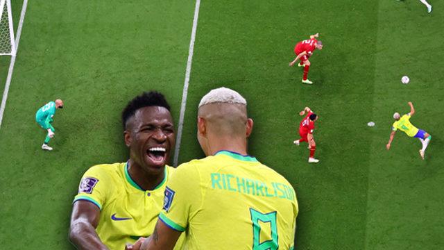 Brezilya, Dünya Kupası'nın en güzel golüne imza attı!