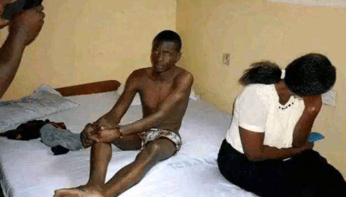 Karısını otel odasında bastı! Kıyafetlerini bile giyemediler