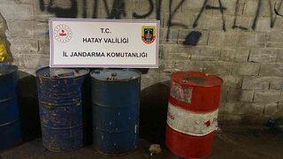Hatay’da 2 bin 500 litre kaçak akaryakıt ele geçirildi
