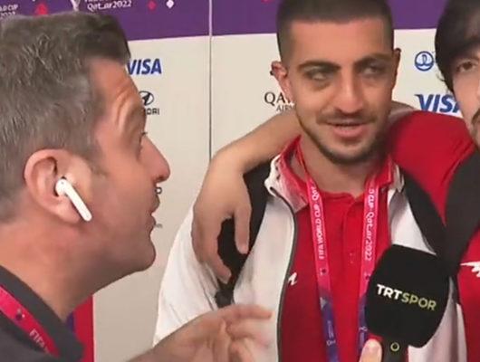 Serdar Azmoun, röportaj verirken birden Türkçe konuşmaya başladı! ''Fenerbahçe'ye gol atmıştım...''