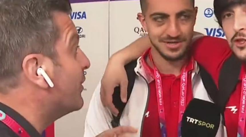 İran'ın yıldız futbolcusu Serdar Azmoun, röportaj verirken birden Türkçe konuşmaya başladı! ''Fenerbahçe'ye gol atmıştım...''