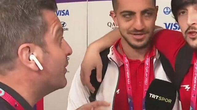 İran'ın yıldız futbolcusu Serdar Azmoun, röportaj verirken birden Türkçe konuşmaya başladı! ''Fenerbahçe'ye gol atmıştım...''