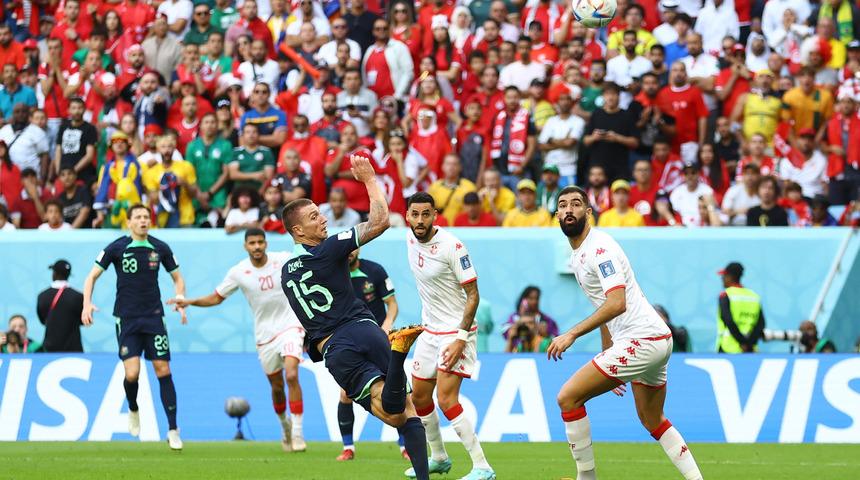 Son dakika: Avustralya'dan çok kritik galibiyet! Tunus'un umutları eriyor...