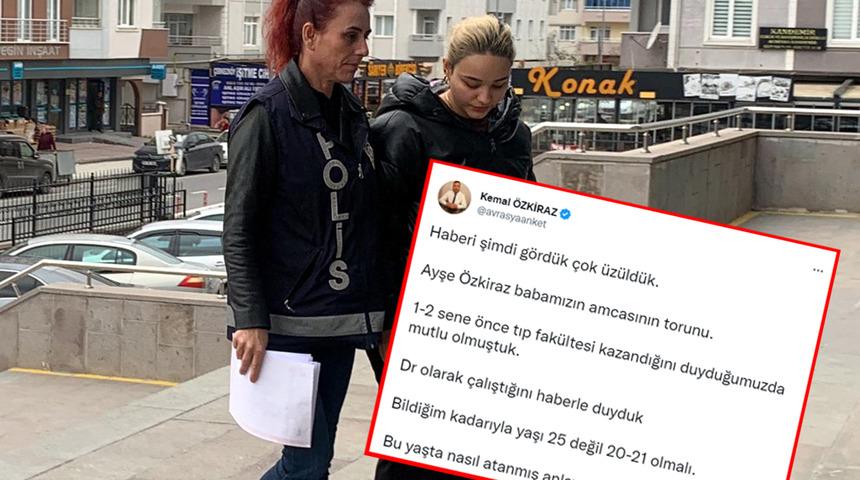 Sahte doktor Ayşe Özkiraz ünlü anketçi Kemal Özkiraz'ın akrabası çıktı: Tıp kazandığını duyunca mutlu olmuştuk