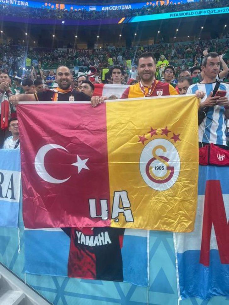 Tüm dünya gördü! Arjantin Meksika maçına Galatasaray damgası G4